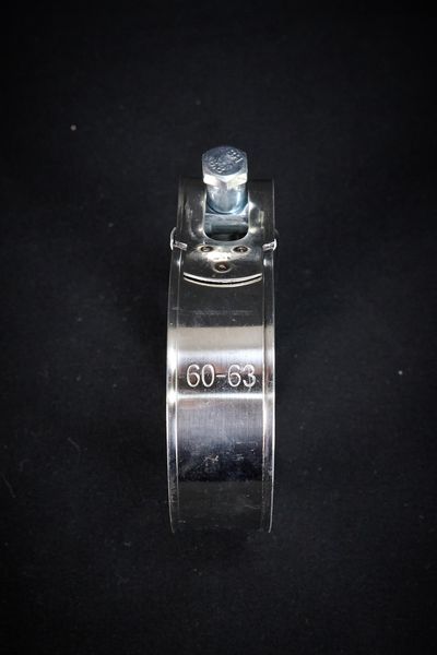 Хомут силовой из нержавеющей стали 60–63 мм, фото 1 из 4