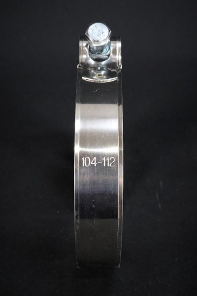 Хомут силовой из нержавеющей стали 104–112 мм, фото 1 из 5