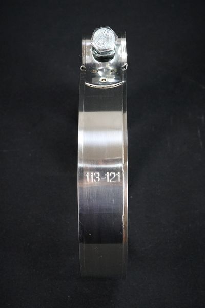 Хомут силовой из нержавеющей стали 113–121 мм, фото 1 из 5