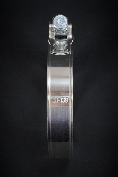 Хомут силовой из нержавеющей стали 131–139 мм, фото 1 из 5