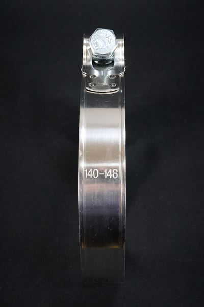 Хомут силовой из нержавеющей стали 140–148 мм, фото 1 из 5